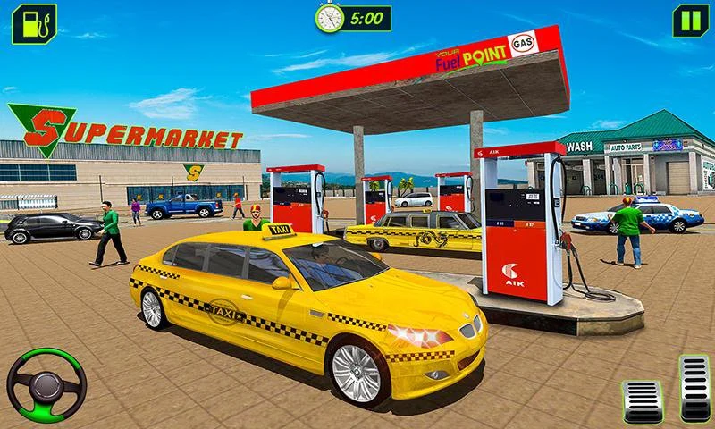 Limo Taxi Driver Simulator : City Car Driving Game screenshot