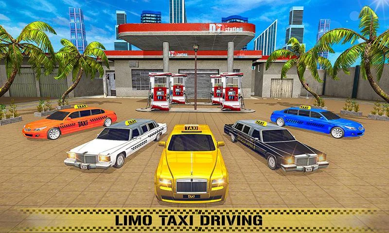 Limo Taxi Driver Simulator : City Car Driving Game screenshot